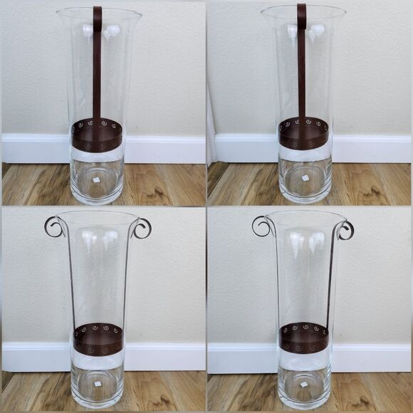 🩵PartyLite Sunesta Medium 13" Glass Hurricane - Picture 5 of 12